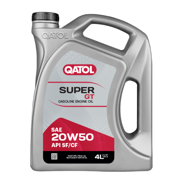 QATOL SUPER GT GASOLINE ENGINE OIL SAE 20W50 (API-SL/CF), QATOL SUPER GT GASOLINE ENGINE OIL SAE 20W50 (API-SL/CF) Toyota, Corolla, Camry, Hilux, Nissan, Nissan Patrols, Safari, Sunny, Lexus, LS400, LX470,American Muscle, Classic Cars, Chevrolet, Ford, Dodge, Taxis, Delivery Vans, Toyota Hiace, Nissan Urvan, Heavy-Duty, Commercial Vehicles, Toyota Land Cruiser Pickups, Mitsubishi L200