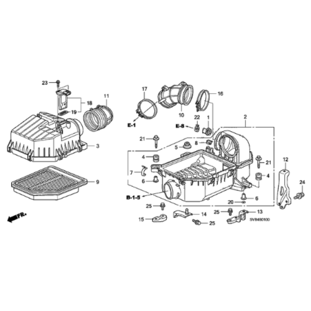 Honda 17220-55A-Z01 Air Filter – Compatible with Honda City 2014–2020 | Qatar