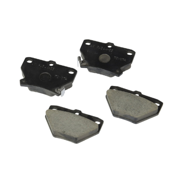 Toyota Corolla IX E120 Sedan 2002–2008 Rear Brake Pad Set | OEM 04466‑20090 | 04466‑02050 |  Replaces KD2048 | 1.4L / 1.6L VVT‑i Petrol Engine | Aftermarket Replacement