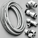 Pneumatic Push To Connect Air Line Fittings